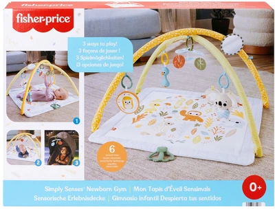 Коврик развивающий Fisher-Price: Simple Senses - Newborn Gym (JMN74) (194735382286)