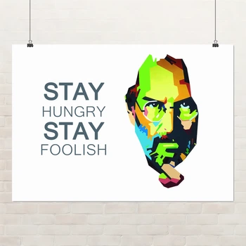 Постер Стив Джобс, Steve Jobs, поп-арт, A3 30×42 см (id6939)