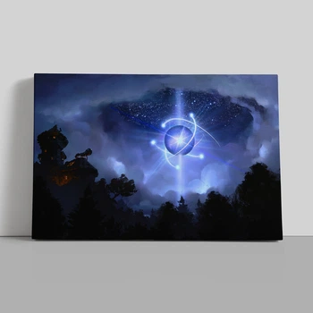 Интерьерная картина Дота 2, Висп Ио, Io the Wisp, Dota 2, плакат для геймера, 28×42 см (id6918)