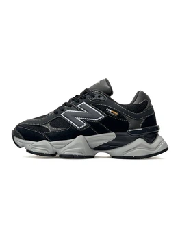 Женские кроссовки повседневные NB 9060 Black Light Grey 39 (24,5 см) Чорний