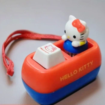 Іграшка Брелок кейкап клікер Hello Kitty кнопка клавіатури - іграшка антистрес для дітей (арт 15767)
