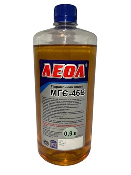 Масло гидравлическое МГЕ-46В 1 л. (0.9л) ЛЕОЛ