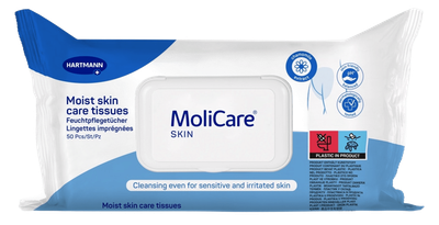 Влажные гигиенические салфетки Hartmann MoliCare Skin 50 шт (9950750) (4052199653501)