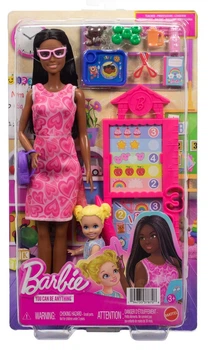 Лялька Mattel Barbie Careers You Can Be Anything —  Вчителька з дитиною (JMK17) (194735378708)