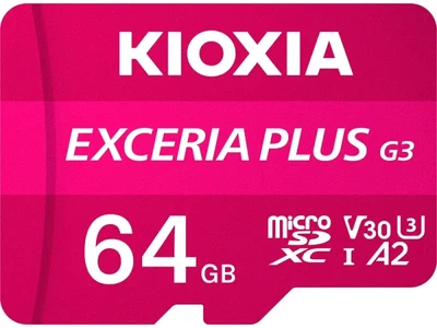 Карта пам'яті Kioxia 64 GB microSDXC Exceria Plus G3 (LMPL3M064GG2)