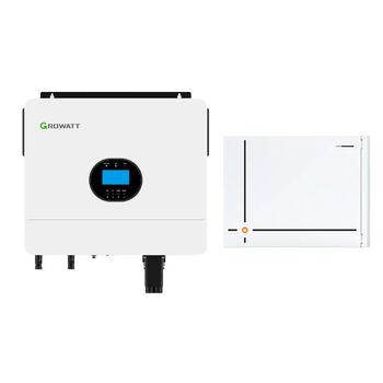 Комплект автономного энергоснабжения Growatt SPF 6000 ES Plus 6kW + Pytes V12 11.78kWh White