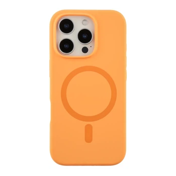 Чохол Premium Glow Silicone Case with Magsafe для iPhone 16 Pro Orange
