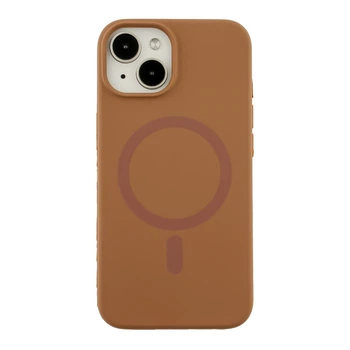 Чохол Premium Glow Silicone Case with Magsafe для iPhone 14 New Brown