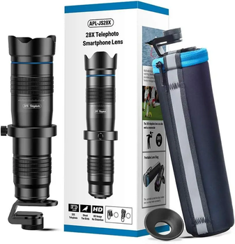 Телескопический объектив APEXEL APL-JS28X 28x HD Черный