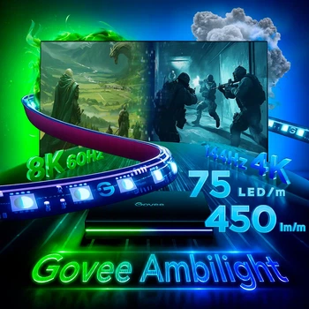Набір адаптивного Ambilight підсвічування для 55-65» діагоналі Govee AI Sync Box Kit 2