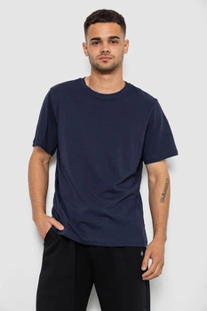 Футболка мужская однотонная синий 241R1900 AGER XL