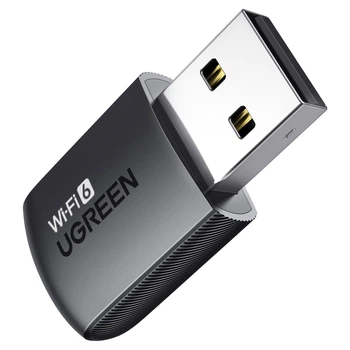 Wi-Fi адаптер Ugreen CM762 USB Wi-Fi 6 AX900 2.4/5 ГГц 900 Мбіт/с Черный (35264)