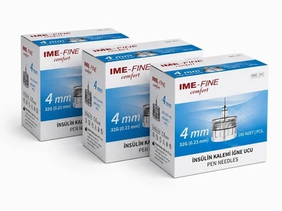 Иглы инсулиновые для шприц-ручек "Ime-Fine Comfort" 4 мм (32G x 0,23 мм), 300 шт.