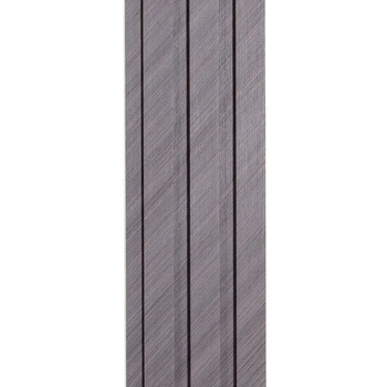 Декоративна стінова рейка Sticker Wall WPC 200х11х2900 мм Сірий (SW-00003010)