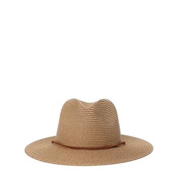 Капелюх федора чоловічий LuckyLOOK АМОРЕТ One Size Бежевий (087-728)