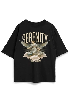 Футболка оверсайз мужская Serenity Black XL