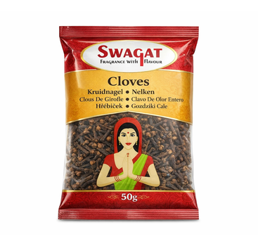 Гвоздика целая Cloves whole 50г Swagat 8594198370431