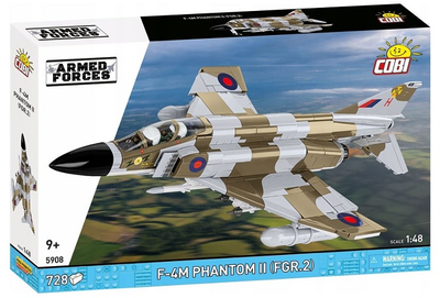 Конструктор Cobi AF F-4M Phantom II 728 елементів 5908 (5902251059088)