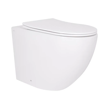 Унитаз подвесной Qtap Robin Ultra Quiet безободковый с сиденьем Soft-close 520x365x365 мм WHITE