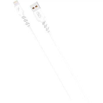 Кабель SkyDolphin S07L TPE High Elastic Line USB-Lightning 1 м, 2,4 А(DL_8F6C8CE4F544)