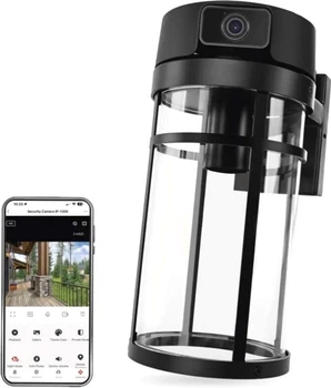 IP-камера Emos H4074 GoSmart, наружная, поворотная, с Wi-Fi и подсветкой Черная