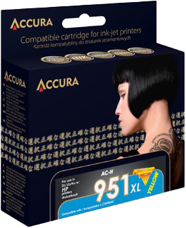Tusz Accura 951XL do HP Yellow (CN048AE)