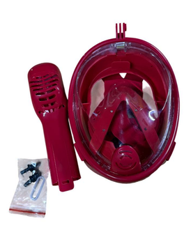 Маска для снорклинга Easybreath Tribord / Маска для подводного плавания красная S/M