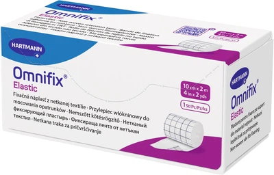 Пластир еластичний фіксувальний Hartmann Omnifix Elastic на нетканій основі 10 см х 2 м 1 шт. (9006012)