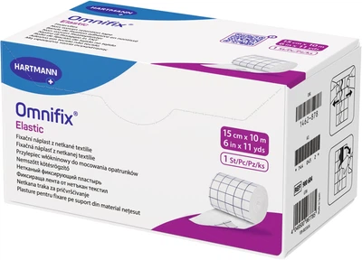 Пластырь эластичный фиксирующий Hartmann Omnifix Elastic на нетканой основе 15 см х 10 м 1 шт (9006042)