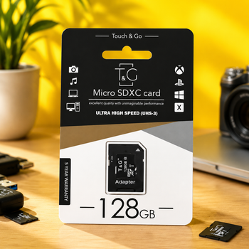 Карта памяти Micro SD 128Gb T&G Class 10 c ад. (UHS-3)