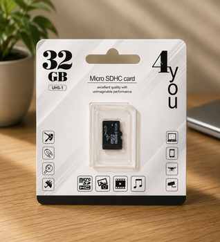 Карта пам'яті Micro SD 32Gb 4you Class10 без ад. (UHS-1)