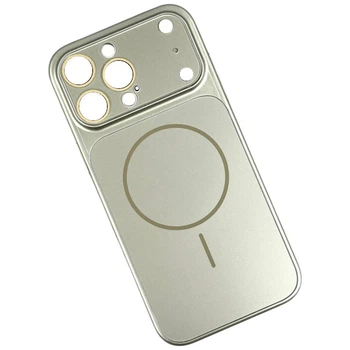 Чехол (накладка) Apple iPhone 17 Pro Max, AG Glass Slim Fit, MagSafe, Pale Olive, Оливковый - 686283
