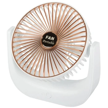 Потужний акумуляторний настільний вентилятор USB Fan Portable F138 з нахилом