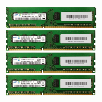 Комплект оперативної пам`яті Samsung 16 GB (4x4096MB) DDR3 1600 MHz (M378B5273CH0-CK0-4X) Б/В