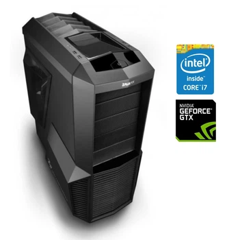 Игровой ПК Zalman Z11 Plus Tower / Intel Core i7-8700K (6 (12) ядер по 3.7 - 4.7 GHz) / 32 GB DDR4 / 240 GB SSD + 1000 GB HDD / nVidia GeForce GTX 1080 Ti, 11 GB GDDR5X, 352-bit / 750W б/у