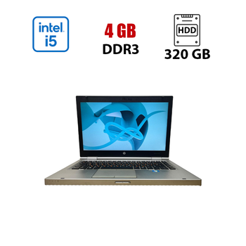 Ноутбук HP EliteBook 8470p / 14" (1366x768) TN / Intel Core i5-3230M (2 (4) ядра по 2.6 - 3.2 GHz) / 4 GB DDR3 / 320 GB HDD / Intel HD Graphics 4000 / WebCam б/у