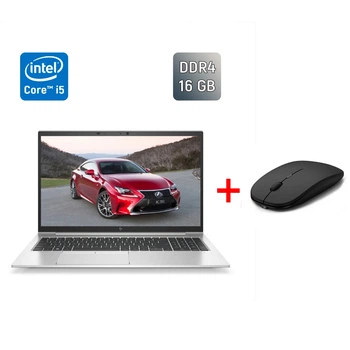 Ультрабук Б-класс HP EliteBook 850 G8 / 15.6" (1920x1080) IPS / Intel Core i5-1145G7 (4 (8) ядра по 2.6 - 4.4 GHz) / 16 GB DDR4 / 256 GB SSD / Intel Iris Xe Graphics / WebCam / TouchID / USB Type-C б/у + Подарок Беспроводная мышь / USB