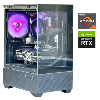 Ігровий ПК AsRock Tower / AMD Ryzen 5 5500 (6 (12) ядер по 3.6 - 4.2 GHz) / 16 GB DDR4 / 512 GB SSD / nVidia GeForce RTX 3070, 8 GB GDDR6, 256-bit / 550W / Win 11 б/в