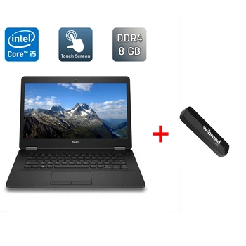 Ультрабук Dell Latitude E7470 / 14" (2560x1440) IPS Touch / Intel Core i5-6300U (2 (4) ядра по 2.4 - 3.0 GHz) / 8 GB DDR4 / 256 GB SSD / Intel HD Graphics 520 / WebCam / HDMI / Windows 10 б/у + Подарок Флэш-накопитель USB 32 GB