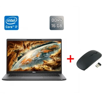 Ультрабук Dell Latitude 7420 / 14" (1920x1080) IPS / Intel Core i7-1185G7 (4 (8) ядра по 3.0 - 4.8 GHz) / 16 GB DDR4 / 256 GB SSD / Intel Iris Xe Graphics / WebCam / HDMI / Windows 10 б/у + Подарок Беспроводная мышь / USB