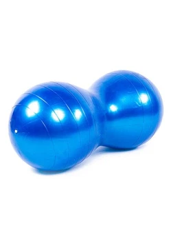 М’яч для фітнесу SkyMove Peanut 45х90 см (фітбол горіх-арахіс) синій