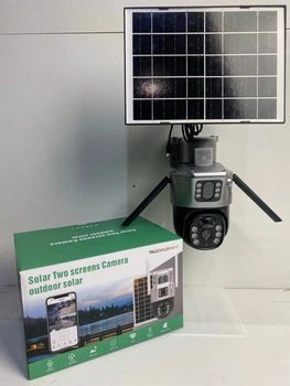 Камера работающая через 4G с двумя линзами TP15-4G SOLAR уличная ART-0159/ 7005