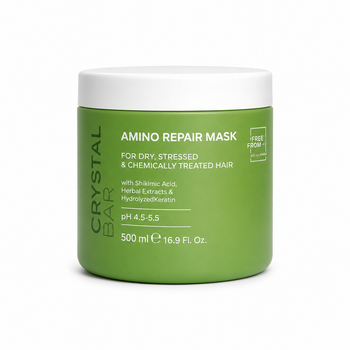 Интенсивная липидная маска для восстановления волос Crystal Bar Amino Repair Mask 500 мл