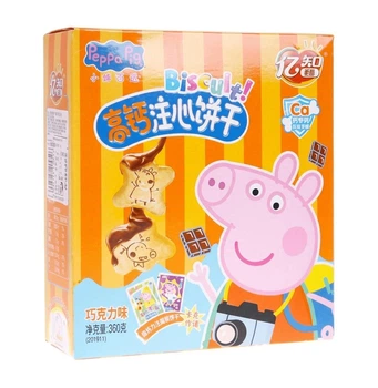 Печенье с кальцием Peppa Yizhi Biscuit Pig Chocolate Flavor 160г