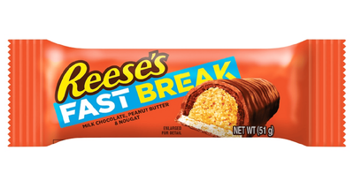 Шоколадный батончик Reese's Fast Break with Peanut Butter & Nougat Single Bar 51г