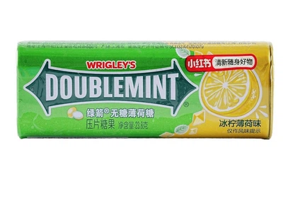 Цукерки Wrigley's Doublemint Sugar-Free Mint Candy Ice Lemon Mint Flavor 23.8г