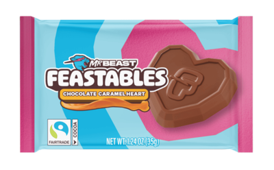 Шоколадная конфета MrBeast Feastables Caramel Heart 35г