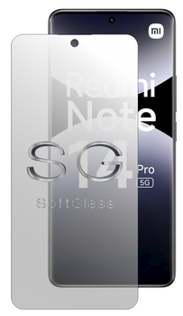 Плівка для Xiaomi Redmi Note 14 Pro 5G на екран зносостійка поліуретанова SoftGlass