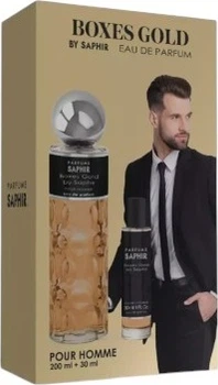 Zestaw męski Saphir Parfums Boxes Gold Woda perfumowana 200 ml + Woda perfumowana 30 ml (8424730042840)