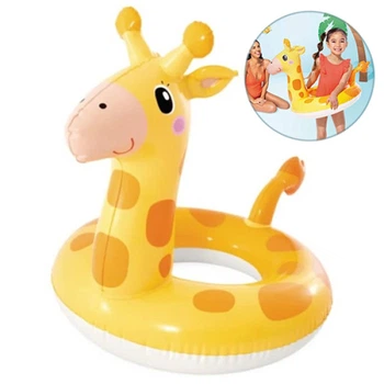Надувне коло для малюків Intex, Єдиноріг, 81х58 см (59221 Yellow-RT)